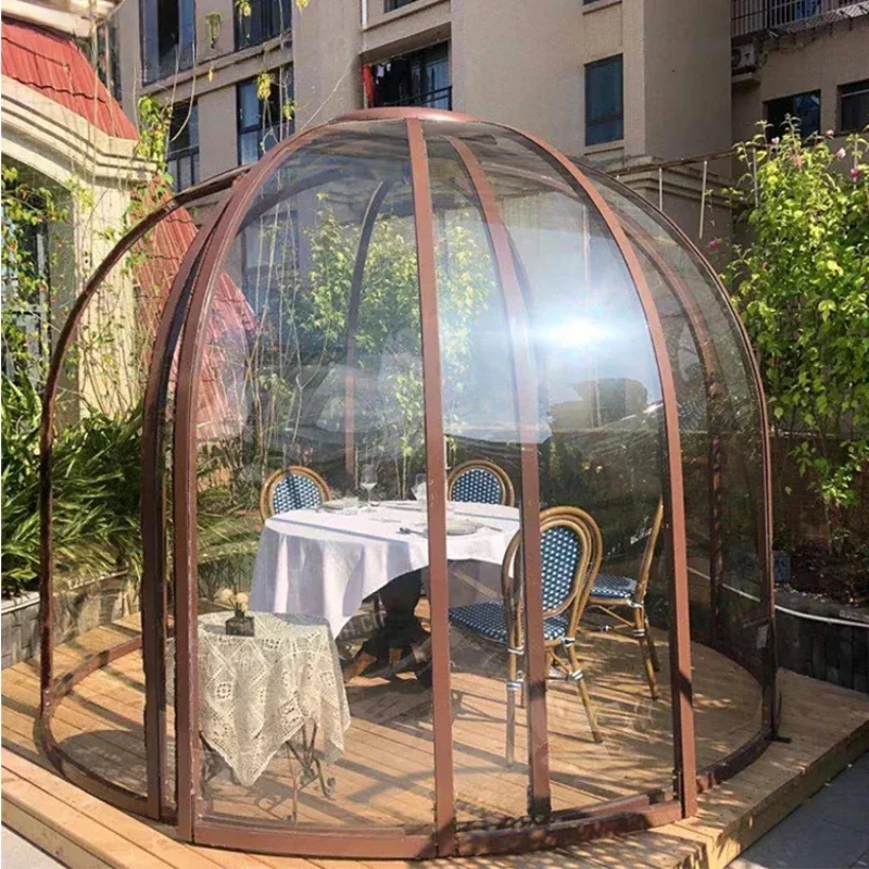 Hot Sales Dome House China Factory The Clear PC Sound Proof Tent Dome Tent Polycarbonate Dome House For Restaurant Hotel Supplie