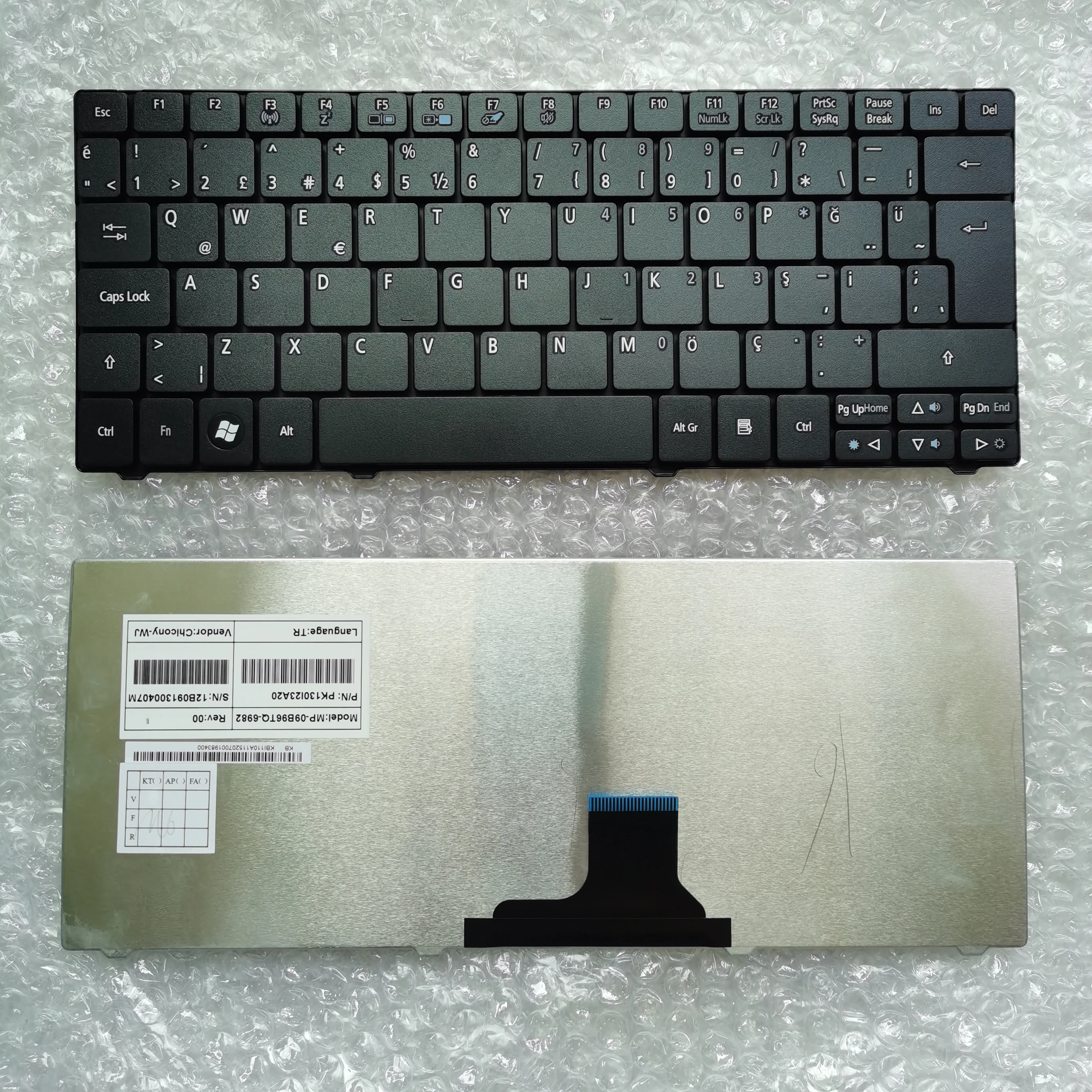 

XIN For Acer Aspire 721 722 751 752 753 1810t 1825 1830 1830t Turkish Laptop Keyboard TR Version PK130I23A20