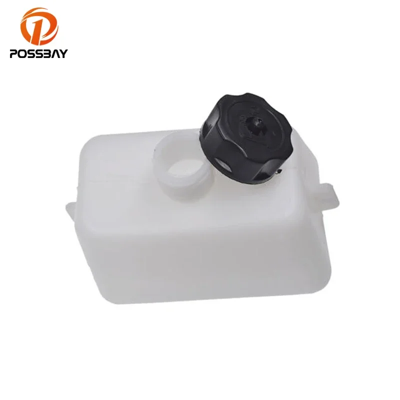 1L Motorcycle Gas Fuel Tank White Plastic for 47cc 49cc 2 Stroke Mini Moto Kids Dirt Bikes Petrol Fuel Tanks Accessories