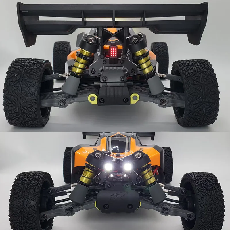 LED Headlights and Taillights for 1/10 RLAARLO Storm Breaker SBK10 Brushless Buggy RC Car