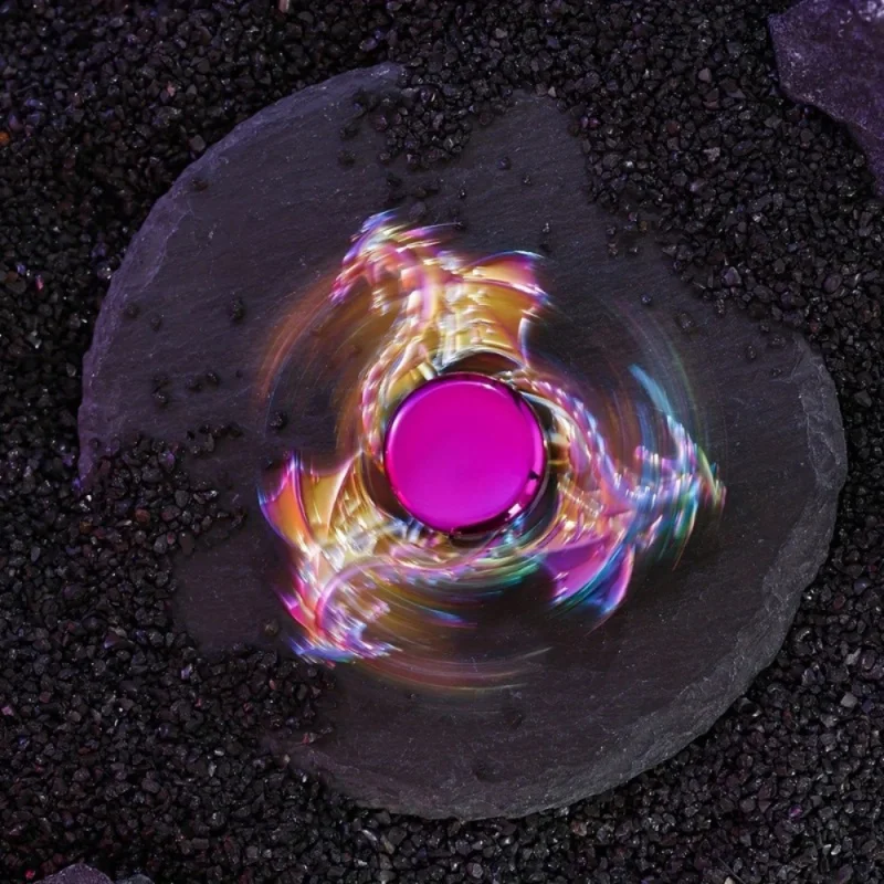 Alívio instantâneo do estresse, para foco de mesa, rotação longa e suave, Dragon Fidget Spinner