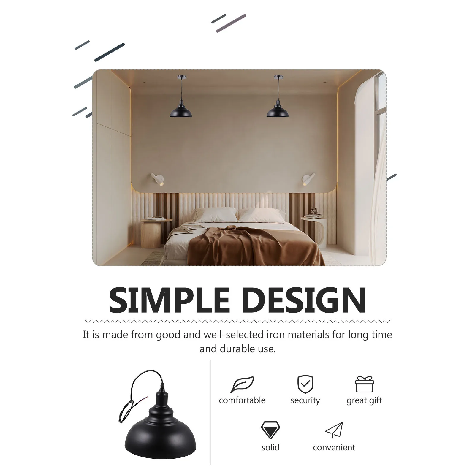 

Metal Ceiling Lamp For Living Room Home Decorative Hanging Light Nordic Pendant Dining Table Ceiling Lamp Light Fixture