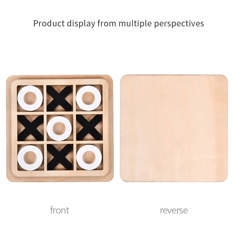 興味深いチェスゲーム木製パズルおもちゃゲームインタラクティブパズルトレーニング脳学習子供の早期教育おもちゃ