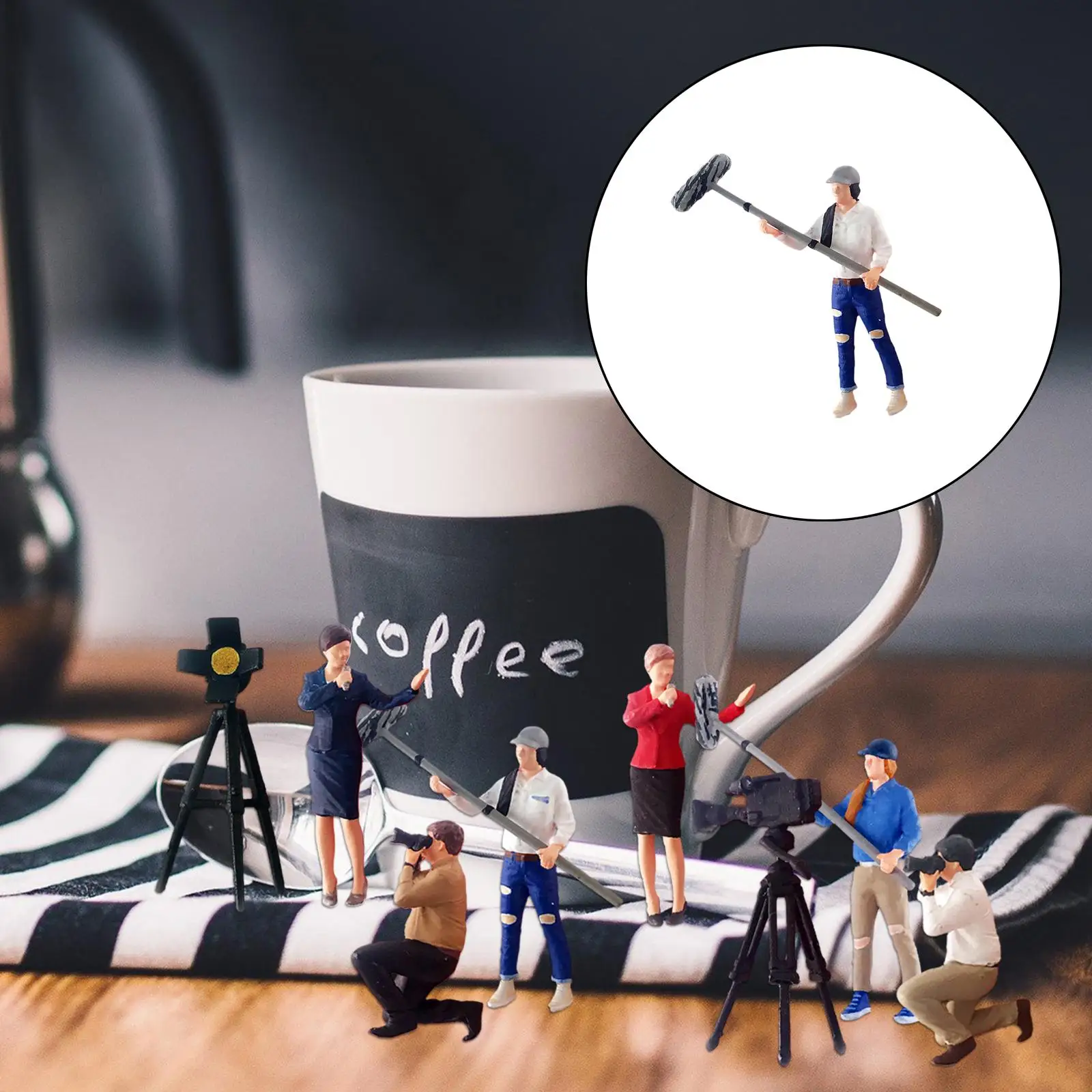 Figurine de diffusion de petites personnes peintes, pour aménagement de modèles d'architecture