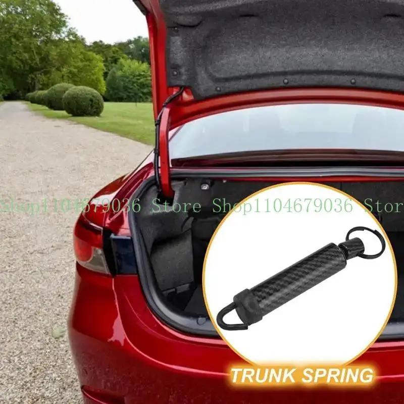 

652F 2 Pieces Car Trunk Spring with Sturdy Metal Frame & Easy Installation Carbon Fiber Trunk Spring for Various Models