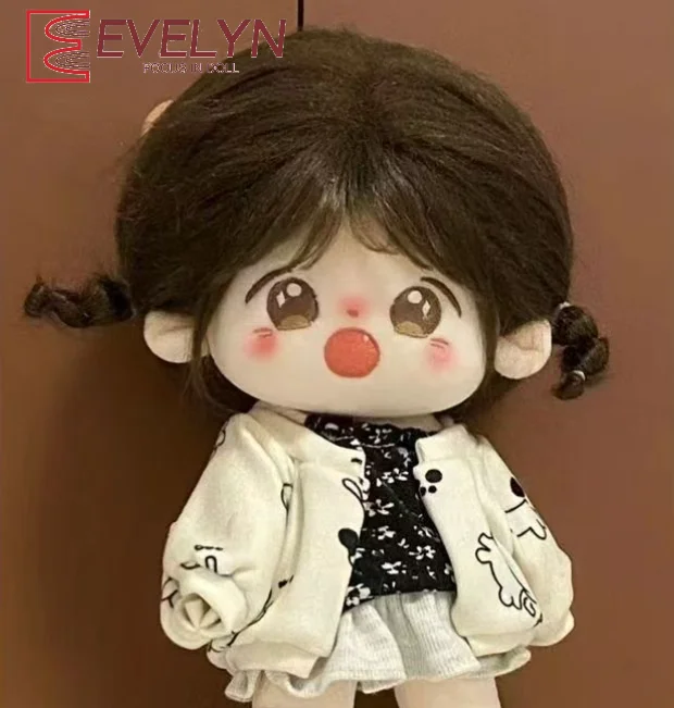 Evelyn – vêtements de poupée pour idole de 20cm, accessoires de tenue, jupe de Style décontracté, hauts pour poupées Super Star, jouets, cadeau