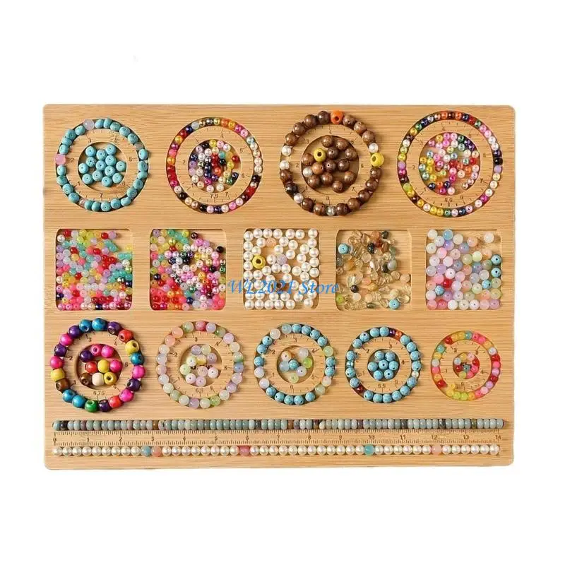 

G5GC Functional Bead Board Jewelry Beading Mats Trays Bracelet Necklace Crafting Tool