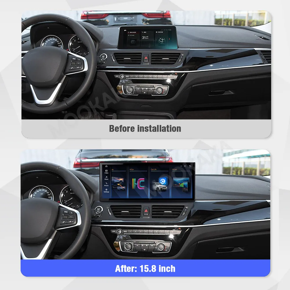 15.8 INCH Linux system For BMW 1 Sedan F20 F52 2013~2020 Android Auto Radio GPS Navigation & Maps Car Stereo Receiver Head Unit