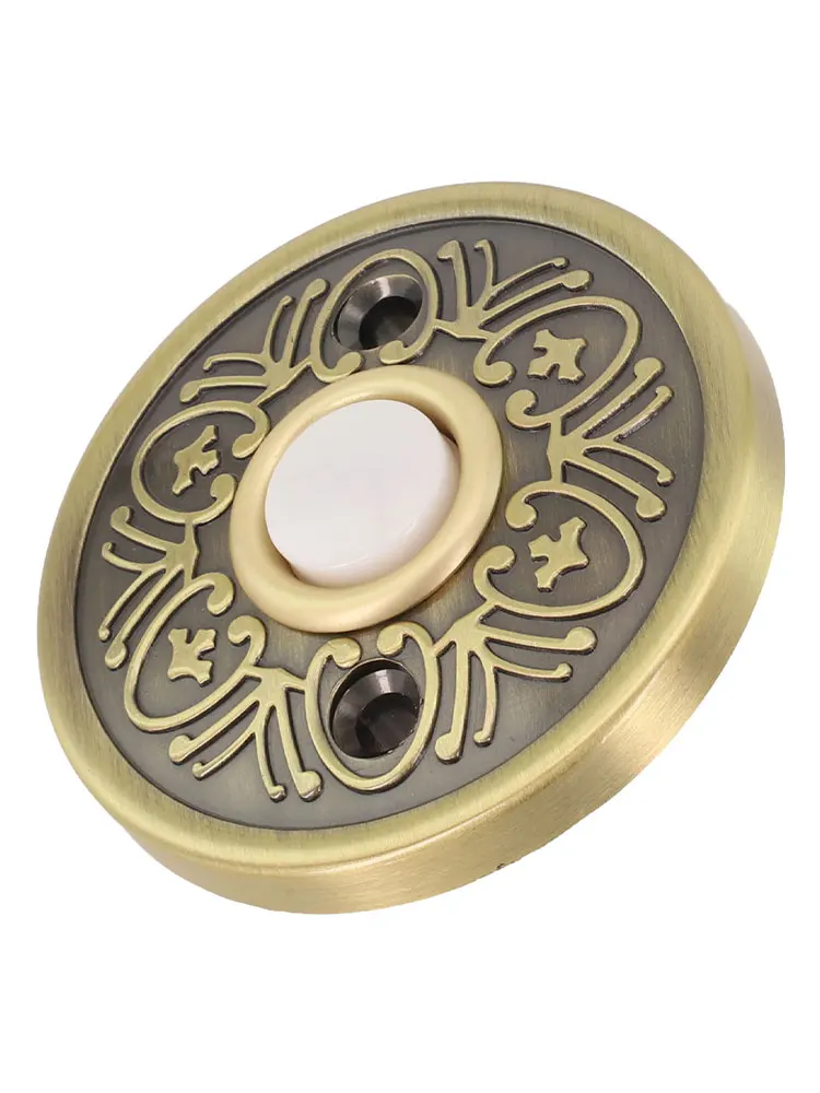 Elegant Design Bronze Wired Doorbell Doorbell Push Button Weatherproof Design LED Illuminated Sleek Design For Home Use