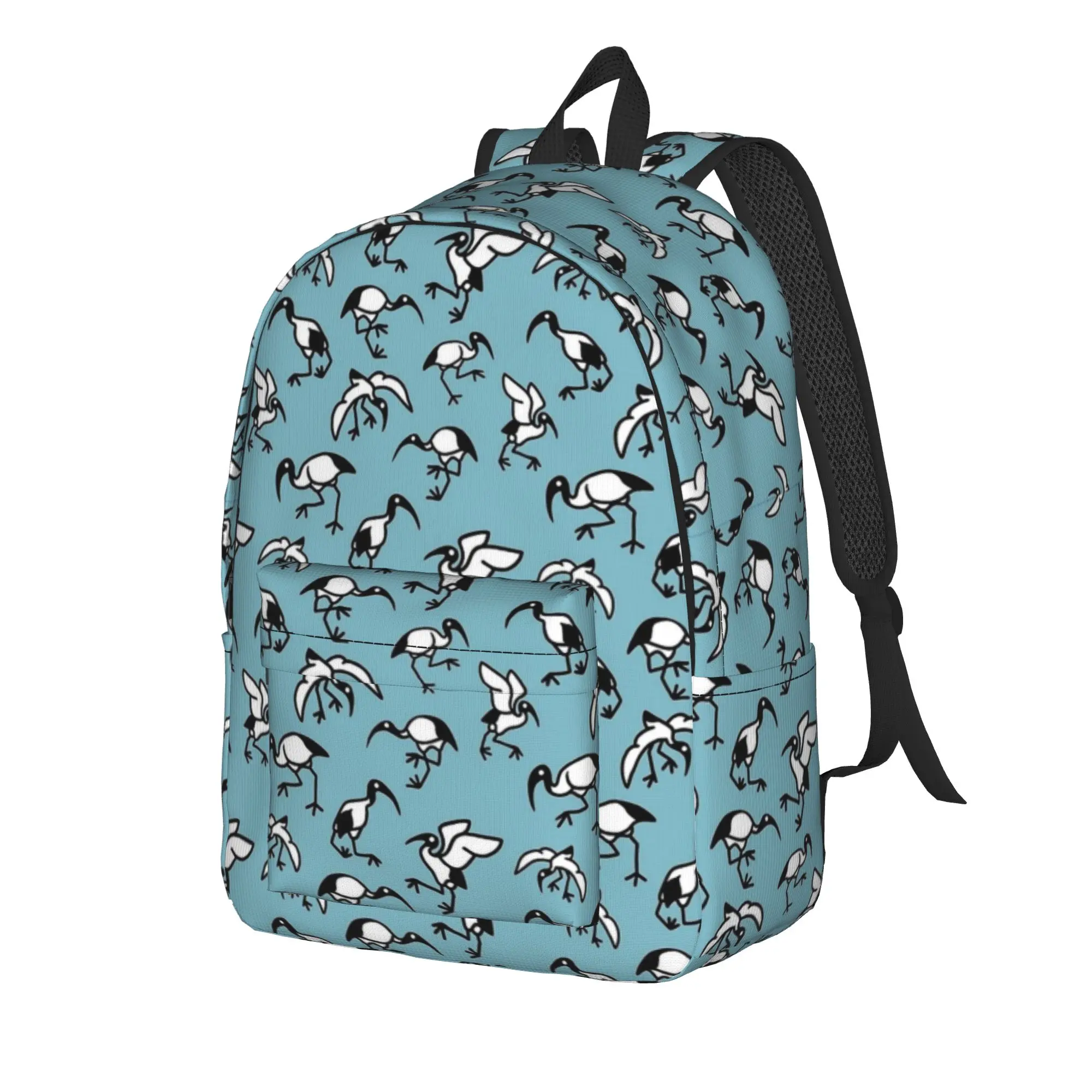 Blue Bin Chicken Backpack Women Men  Lightweight Backpacks Polyester Style School Bags Sport Colorful Rucksack