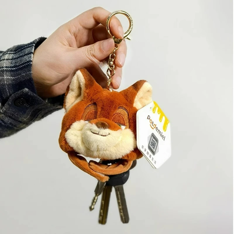 디즈니 Zootopia Judy Hopps Nick Wilde 어린이 생일 선물, 열쇠 고리, 동전 지갑, 배낭 펜던트