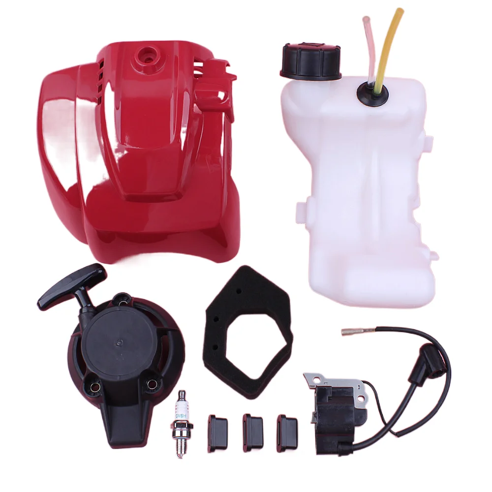 Top Cylinder Engine Cover Shroud Recoil Starter For Honda GX25 GX 25 Small Engine Ignition Coil Fuel Tank Mounting Air Filter