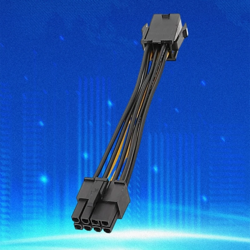 Mainboard Komputer Kabel CPU Mainboard 6Pin Female 8Pin Male Kabel Adaptor Kabel Datar B0KA