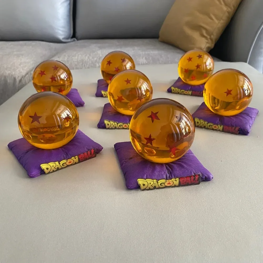 Bola de cristal de Dragon Ball de Bandai, accesorios de cosplay de Dragon Ball de 1 a 7 estrellas, adornos de escritorio, juguetes decorativos y regalos