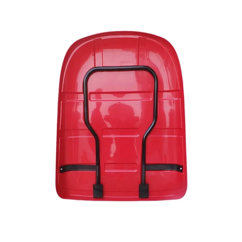 Tractor plastic awning belt rack