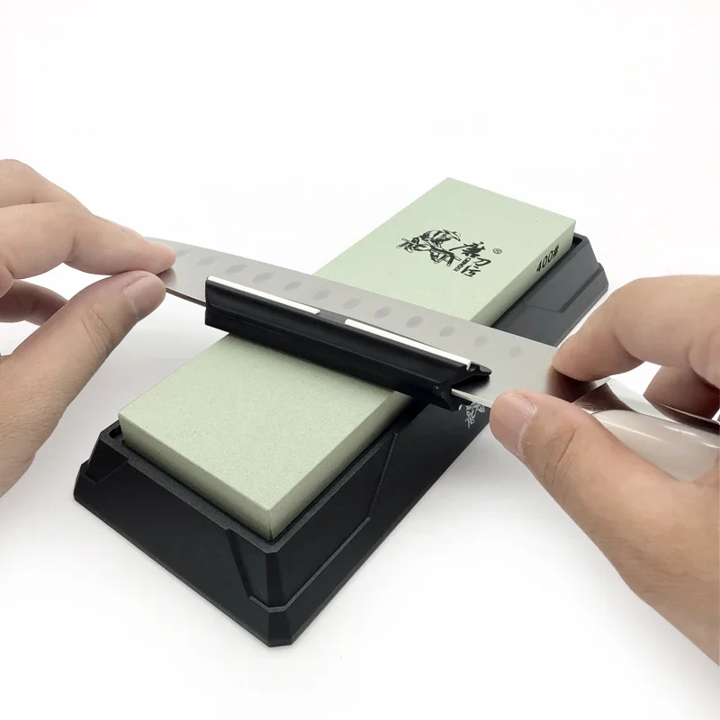 

GRINDER Whetstone Professional sharpening stone Angle guide Fixde Diamond Non Slip base Kitchen sharpening system 400# TAIDEA