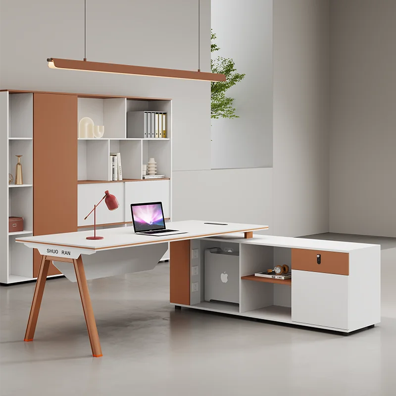 Boss office desk and chair combination