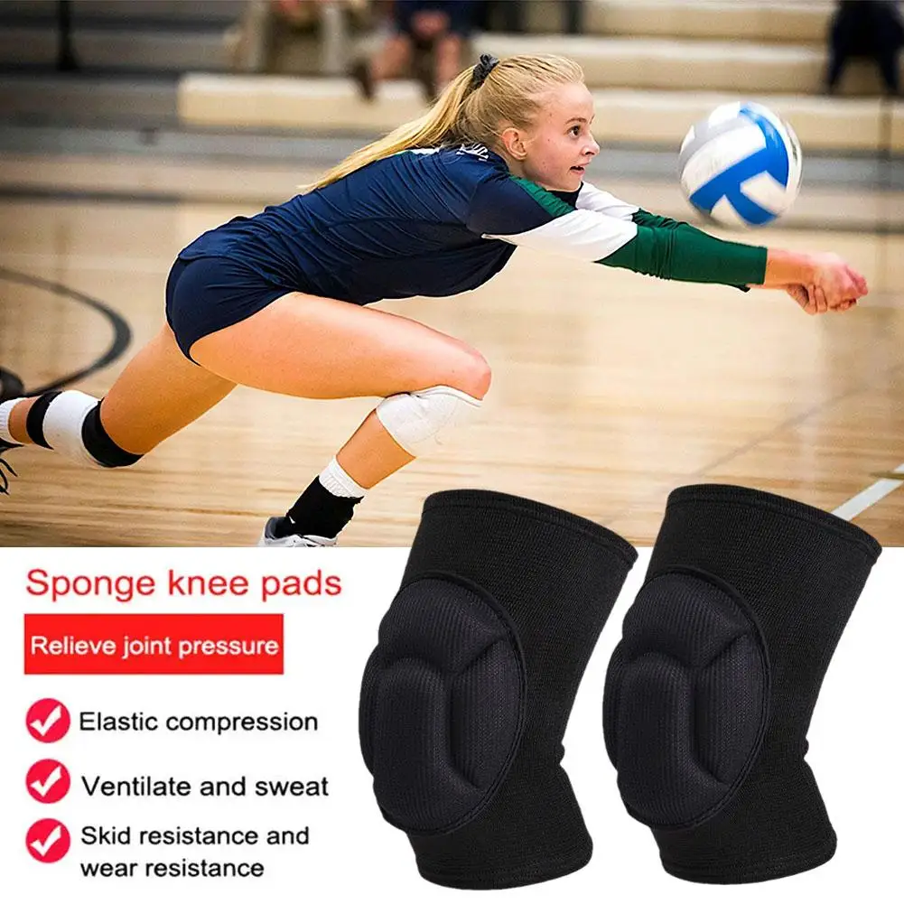 WorthWhile Knee Pads For Dancing Volleyball Yoga Women Kids Men Kneepad Patella Brace Support Fitness Protector Work Gear V5C3