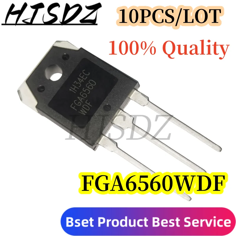 10PCS/LOT  FGA6560WDF FGA6560 650V 120A TO-3P IC de la mejor calidad