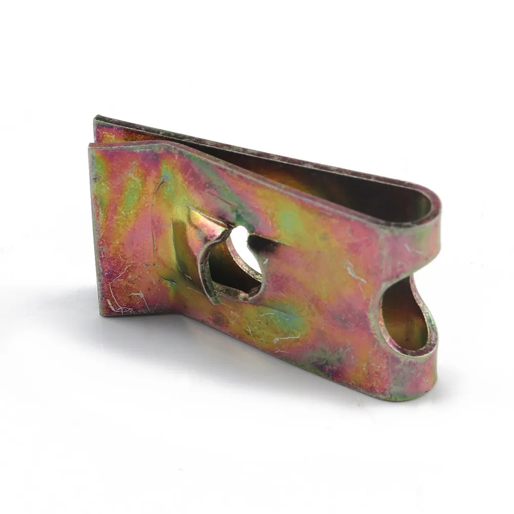 

75Pcs Spring Clip Nuts for Automotive Trim Panels Bumper Dashboard Wire Cable Fixing High Elasticity Strength Hardness U Nut