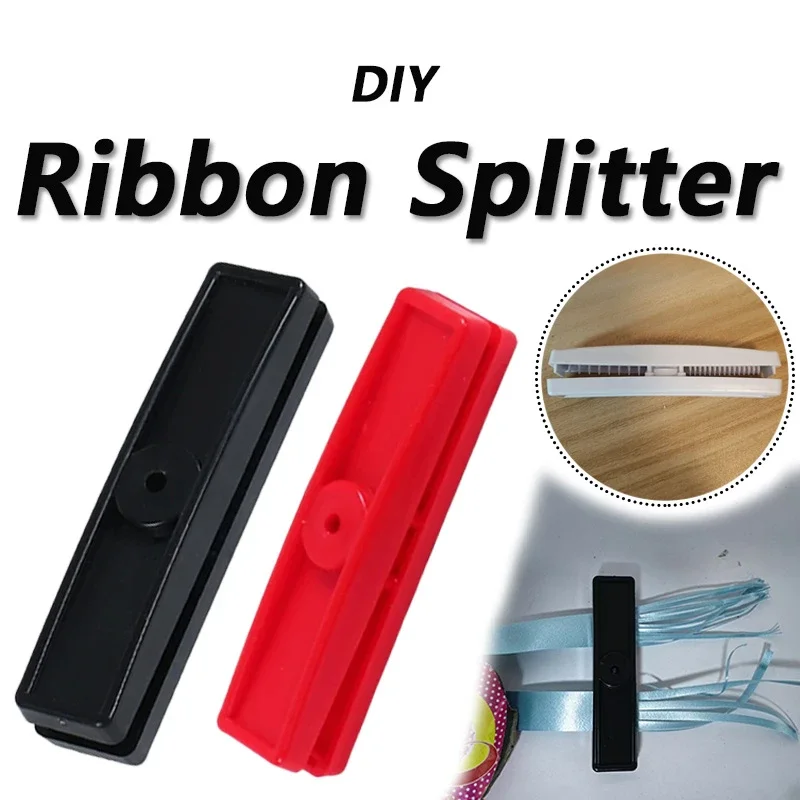 Plastic Ribbon Splitter Happy 1st Birthday Party Decoration Adult Favors Gift Wrapping Ribbon Splitting Tool Cutting Dies
