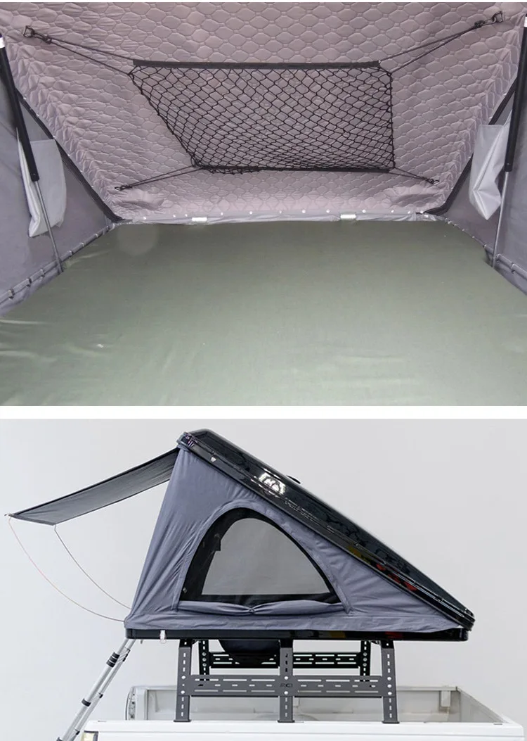 roof tent of car hard-shell-roof-top-tent aluminum alu hard shell roof tent car aig594