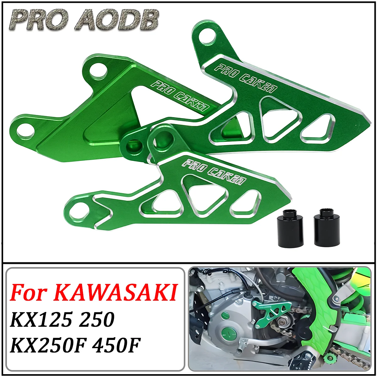 Motorcycle Accessories Front Sprocket Cover Chain Protector Guard For KAWASAKI KX125 KX250 KX250F KX450F2003-2019 2021 Dirt Bike