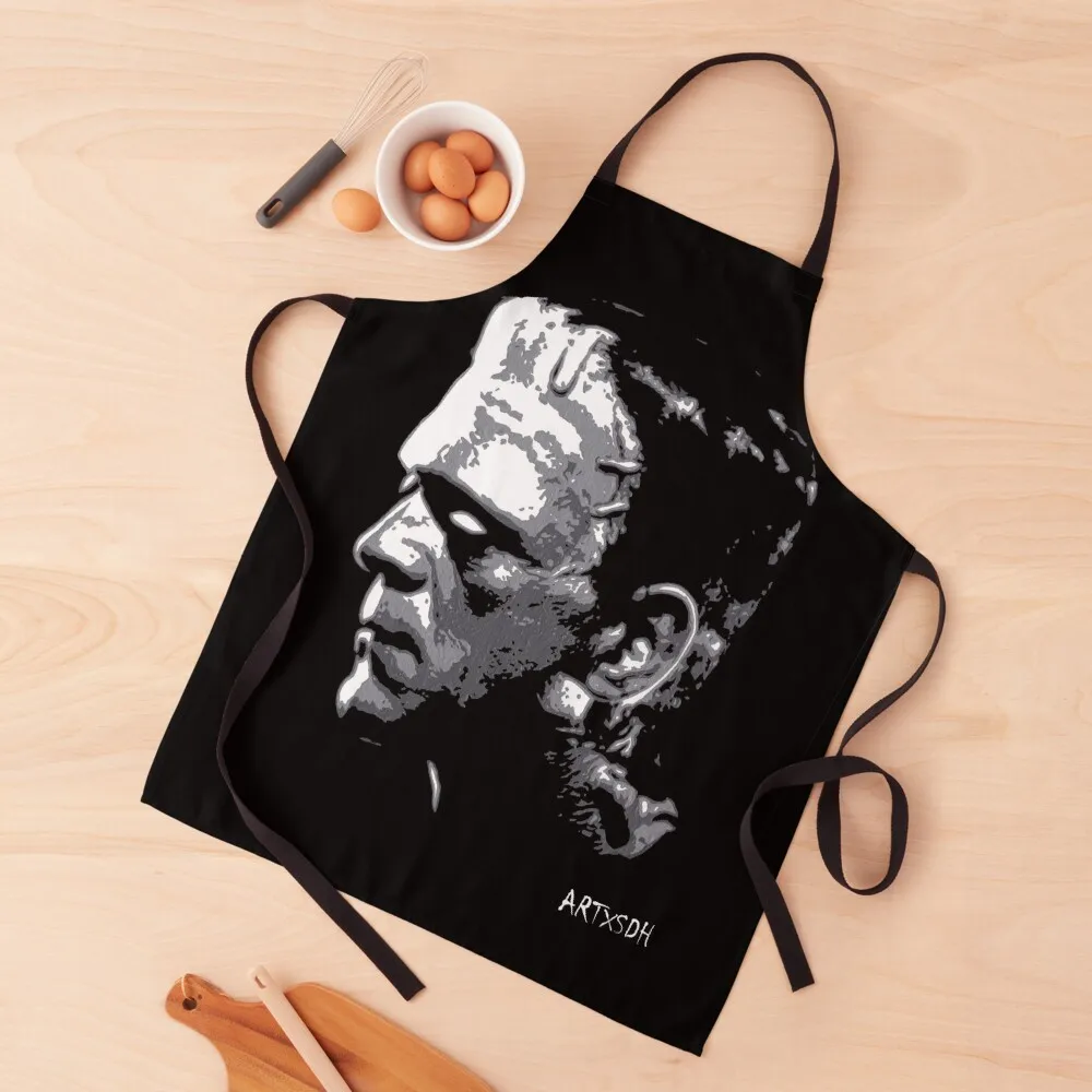 

Frankenstein II Apron Barber for women with pocket barber men For Kitchen Apron