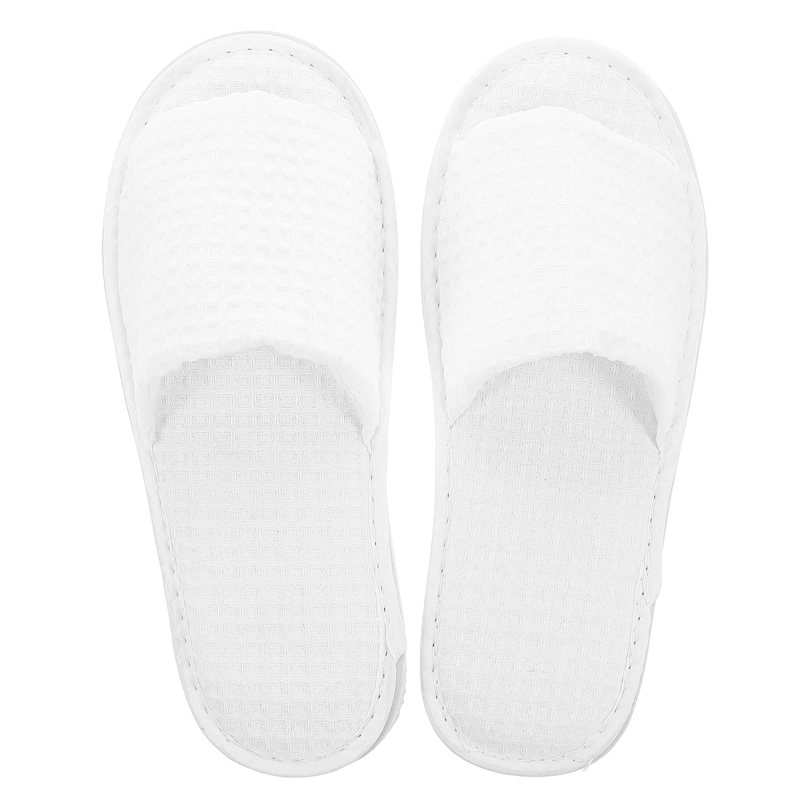 5 Pairs Hotel Slippers Men Reusable House for Guests Travel Open Toe Spa Disposable