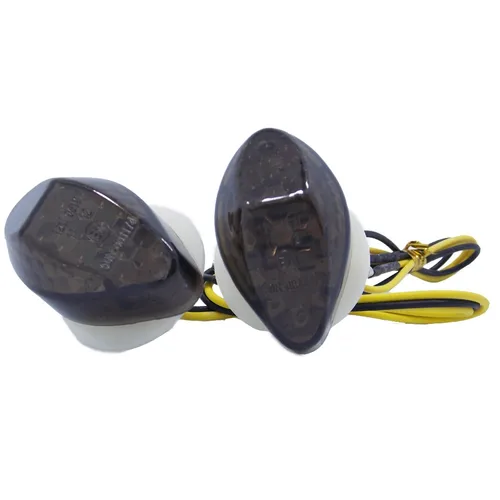 Imagen 2 del producto Indicador de señal de giro LED ámbar, luz intermitente Universal para Honda CBR 600 F4 F4i CBR600RR CBR1000RR, lámpara de esquina para Moto