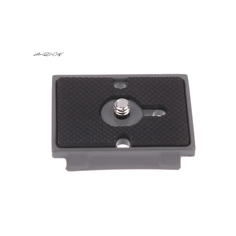 Pelat Pelepasan Cepat Kepala Bola Tripod Kamera Paduan Aluminium Abu-abu 200PL-14 Ringan Kompatibel dengan Aksesori Manfrotto