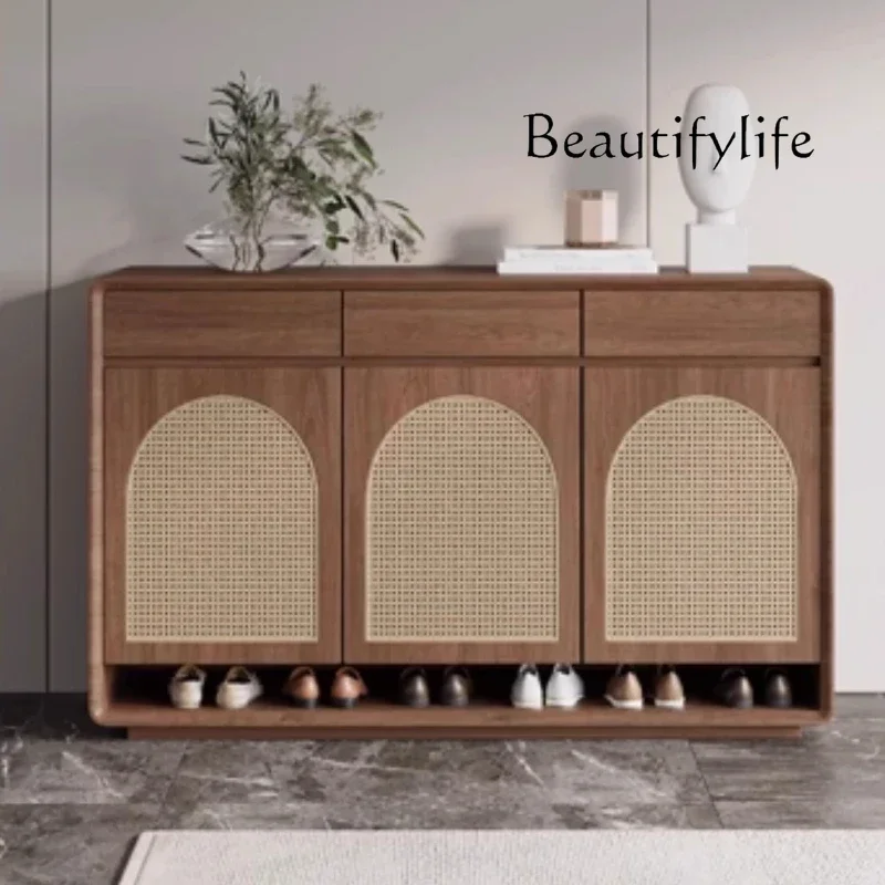 R خزانة خذاء قوية مقاومة للماء تصميم خشبي كبير فاخر توفير المساحة رف الأحذية غرفة المعيشة Szafka Na Buty أثاث المنزل