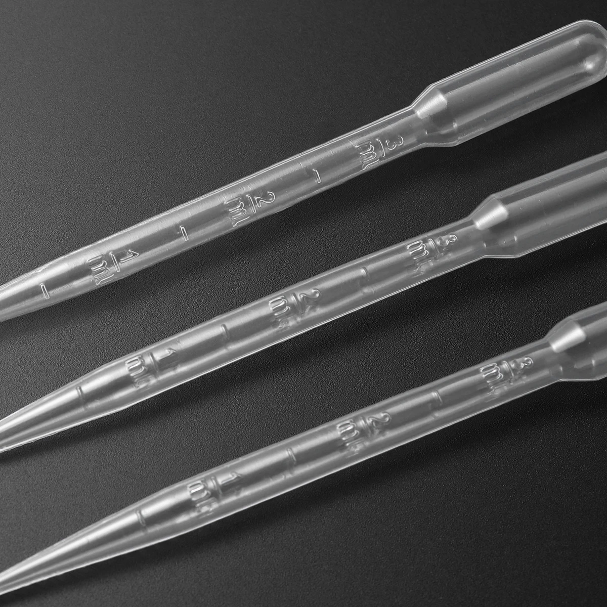 300pcs Plastic Dropper Serological Pipette 3ml Transfer Disposable Micropipette Essential Oils Cosmetics Measuring Safe