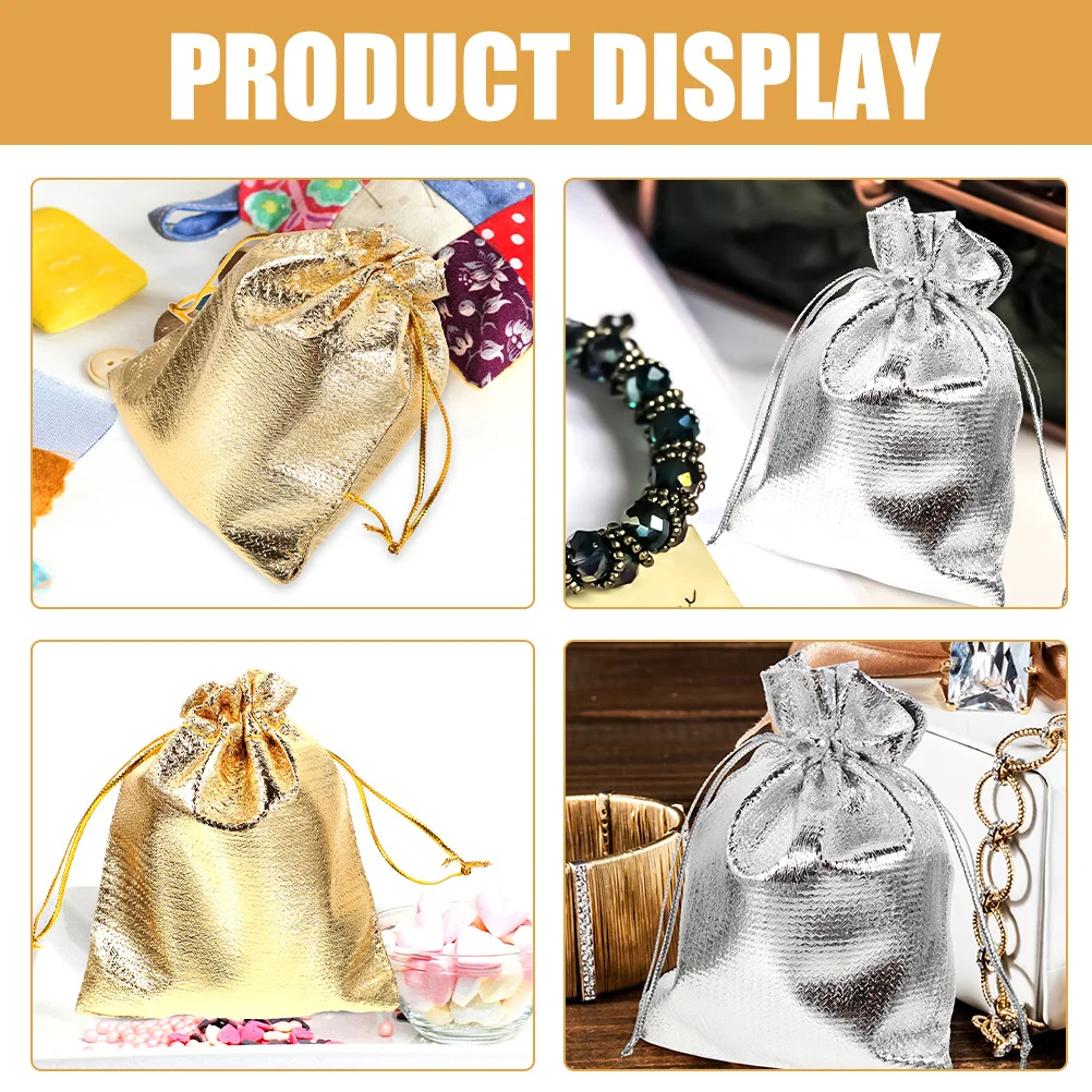 

20Pcs Multi-Function Small Drawstring Bags Jewelry Gift Packaging Candy Bracelet Storage Pouches Small Craft Bags