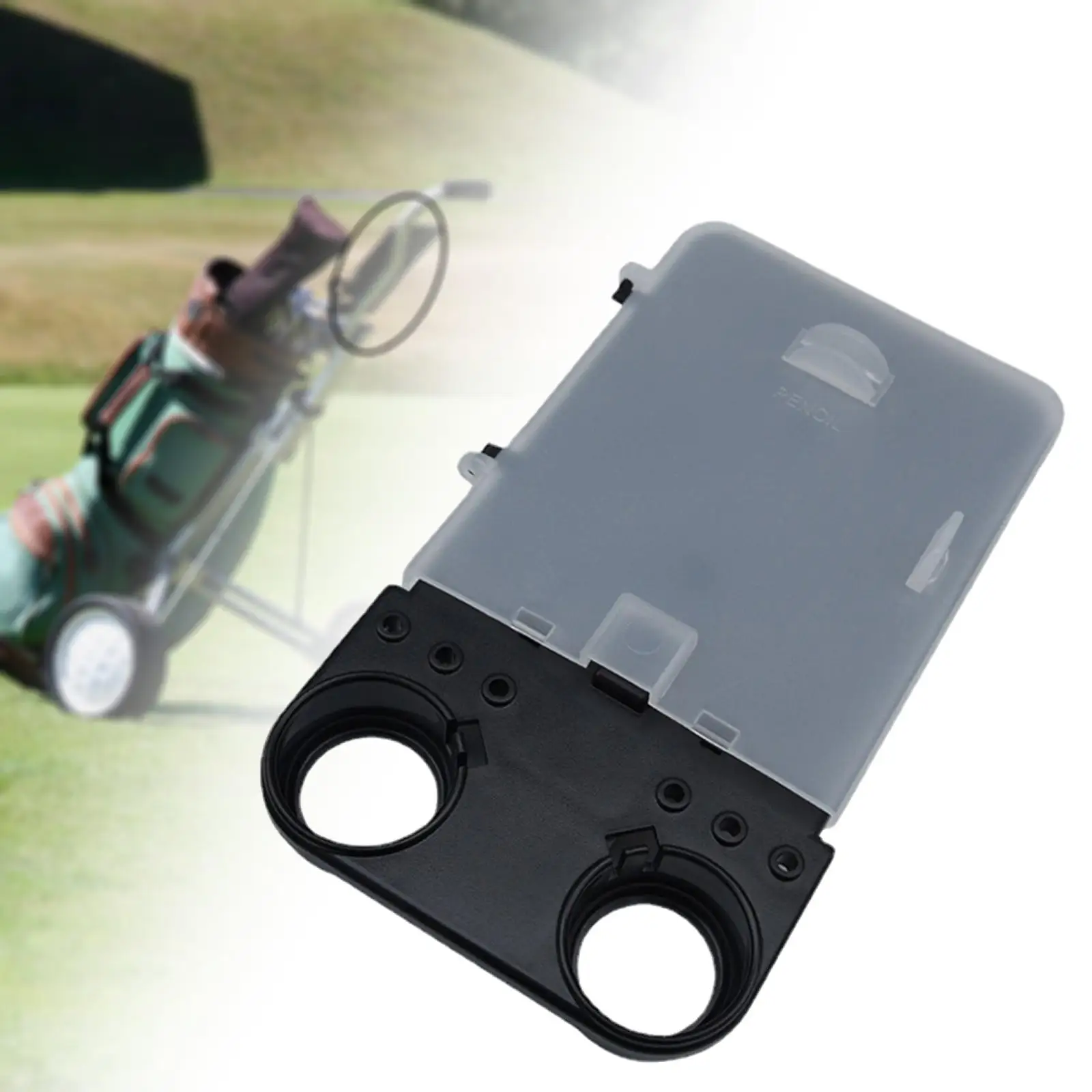 

Golf Score Card Holder Premium Golfers Training Aids Men Women Easy Carry Reusable Multifunction Golf Accessories for Golf Cart
