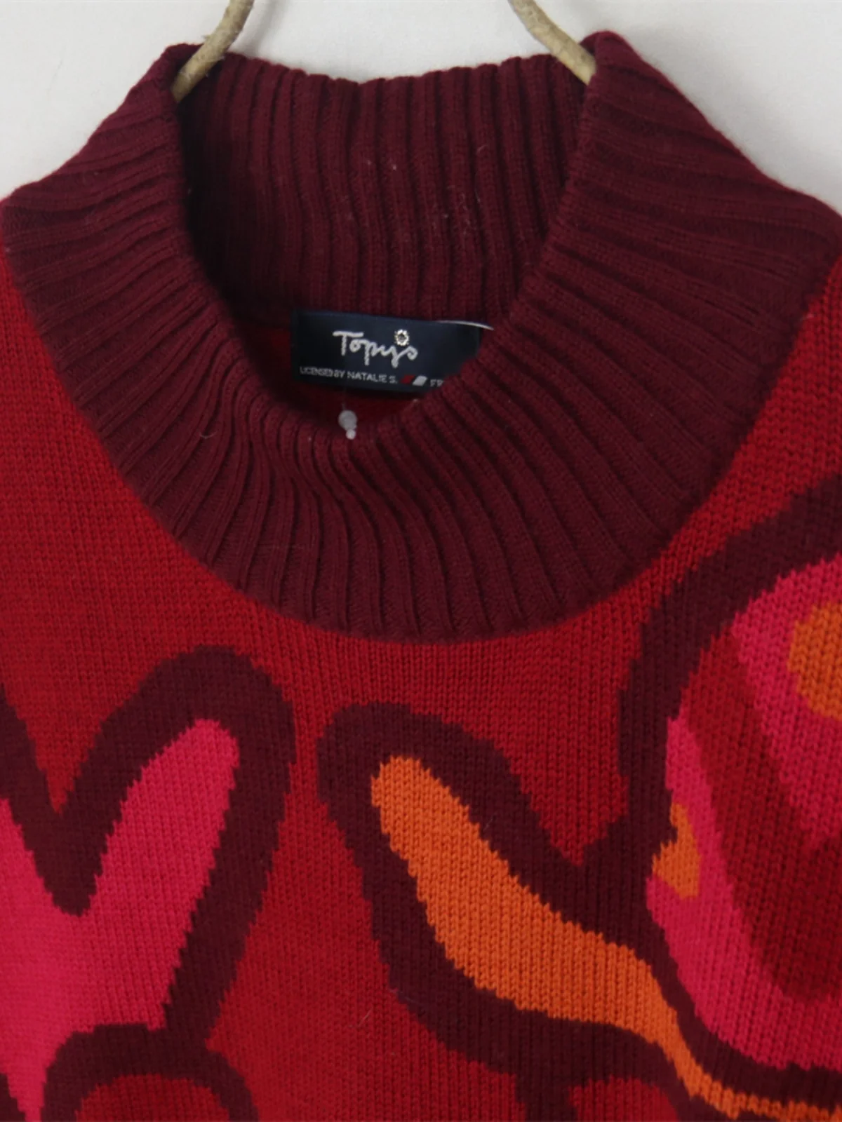 Maglione lavorato a maglia vintage fatto a mano Piccolo gancio Ricamo floreale Cardigan aperto versatile Lana Autunno Inverno Caldo V Ne Button up