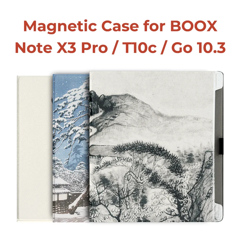 

Twosheep Case for Boox Go 10.3 Boox NoteX3 Pro and Boox T10c Magnetic Flip Auto Sleep Wake No Shell Chinese Style