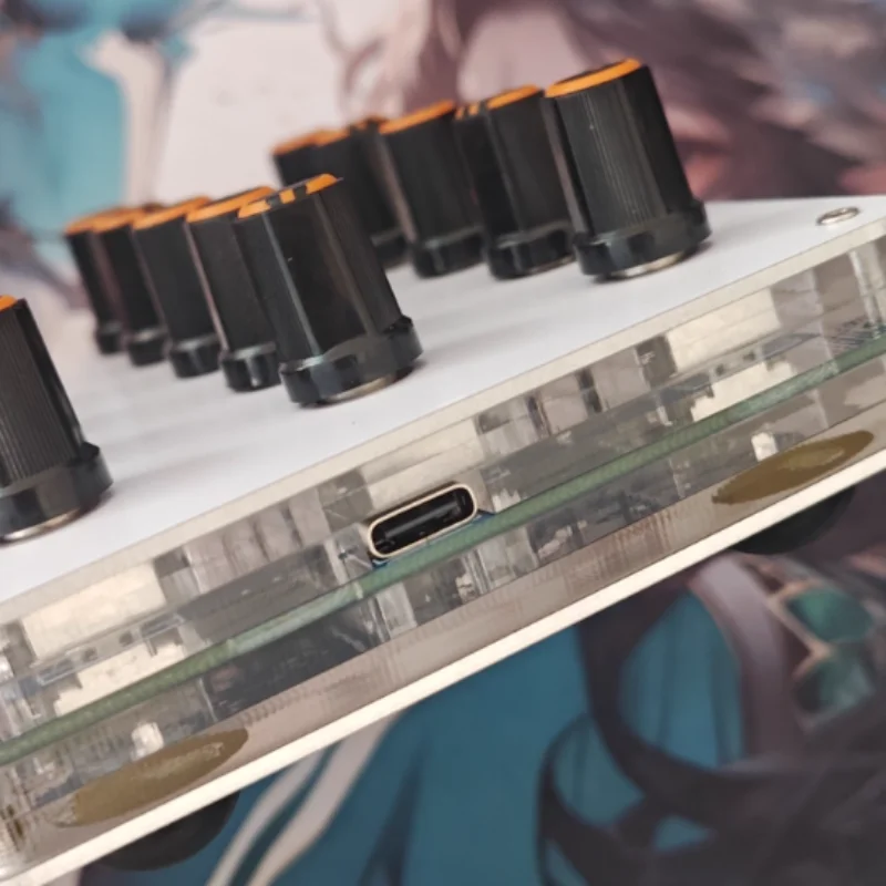 

15 Knob Knobs Customize CC Info Volume USB-C Interface Music Hosting Software MIDI controller