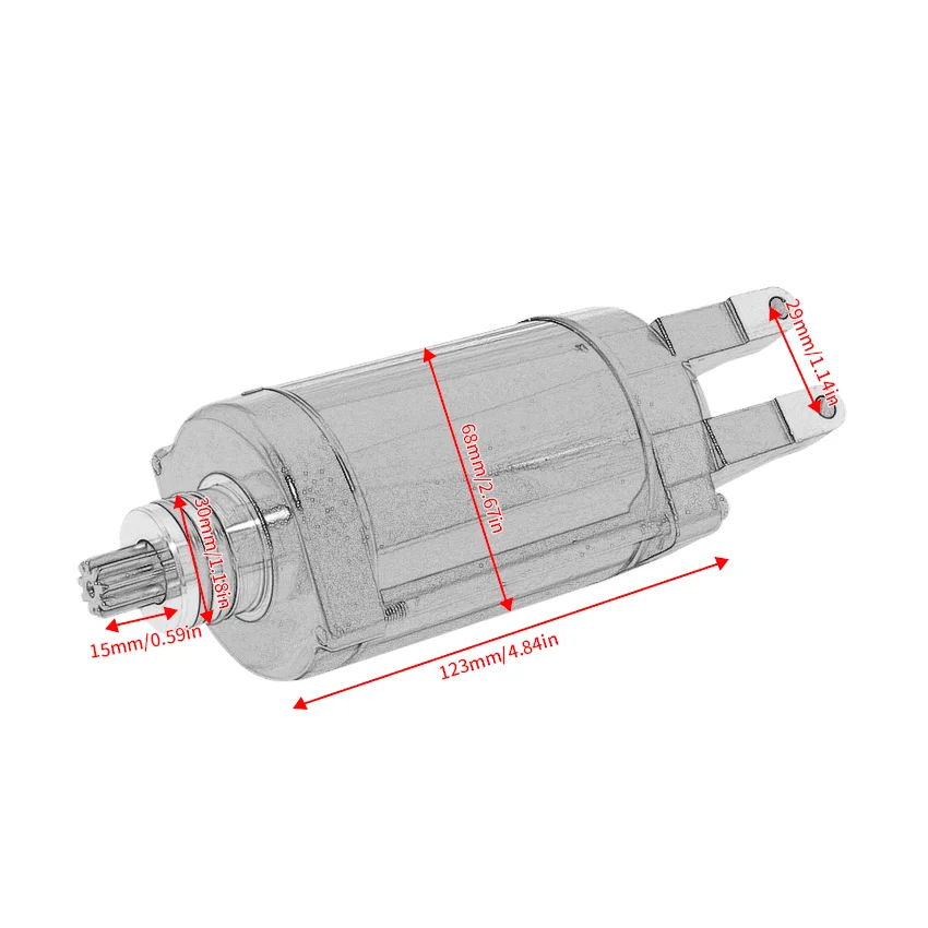 Starter Motor For Can-Am Spyder RT RTS F3 Series RYKER RALLY EDITION 900 ACE 600 DPS Maverick X3 R 4x4 XRS 420892426 420893830