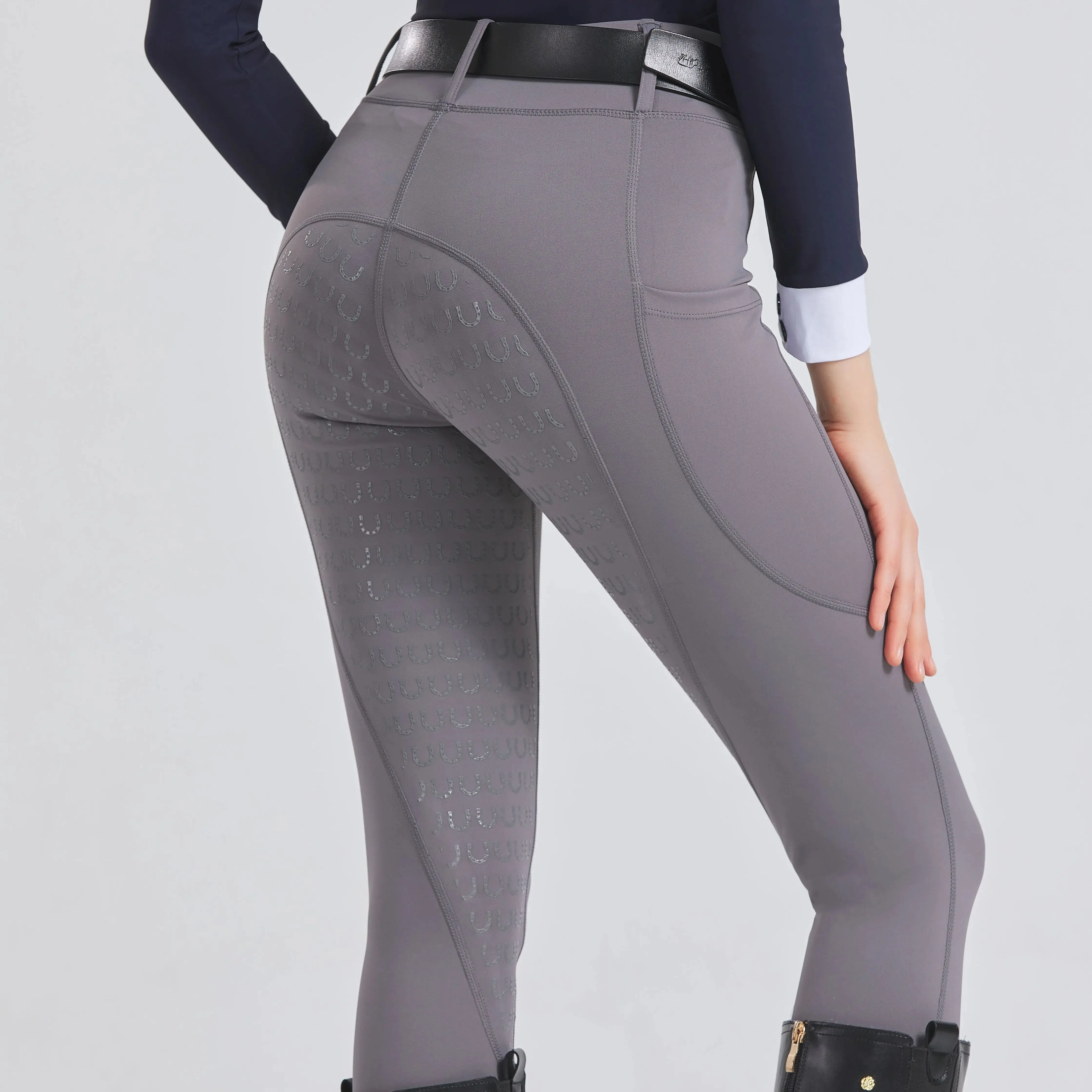 الربيع والصيف ركوب السراويل النسائية محبوك عالية تمتد، سليم المناسب سيليكون ركوب السراويل الضيقة ركوب السراويل تنفس نحن #5