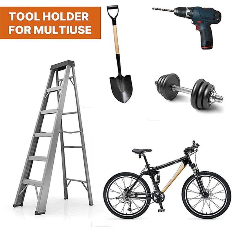 Garage Storage Garage Organizer Trimmer Rack Garden Power Tool Hanger For Grass Trimmer, Hedge Trimmer, Garage Wall Durable