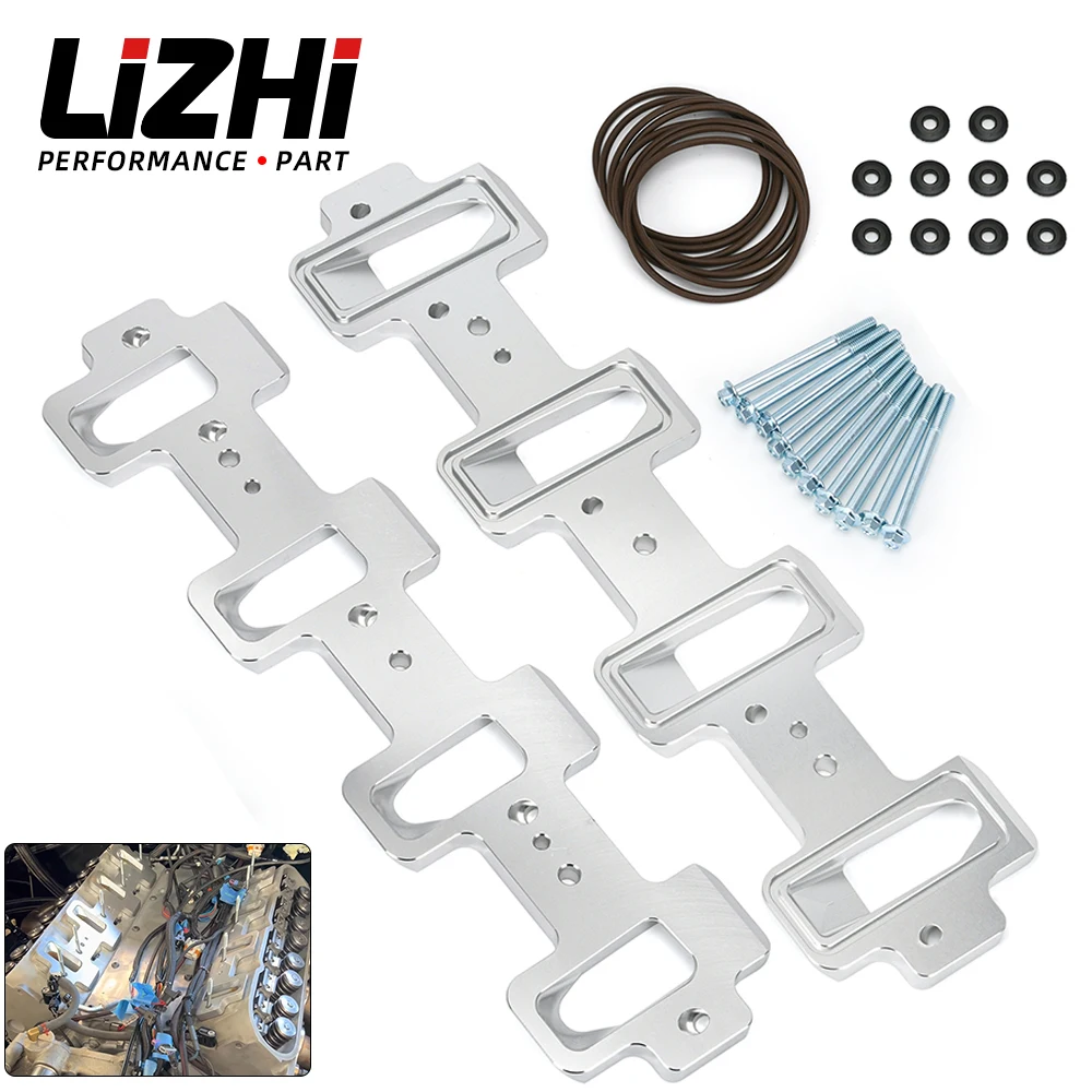 For LS Cathedral Port Cylinder Head to LS3 LSA ZL1 CTS-V Intake Manifold Adapter LS Engine Intake Manifold Adapter 551316