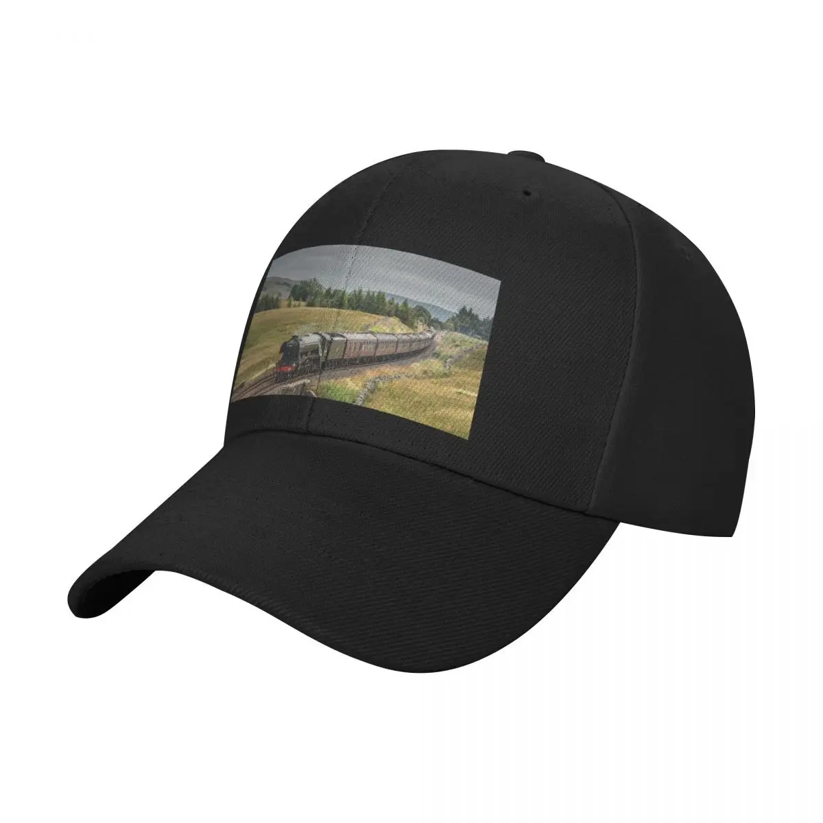 The Flying Scotsman on the Settle to Carlisle Railway Baseball Cap Hip Hop Brand Man cap Hat Man For The Sun Woman Hats Men's