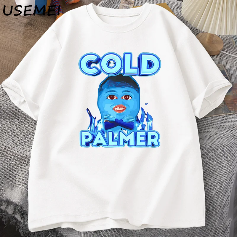 Cold Palmer Meme Graphic Tees Men Women Causal Cotton Printed T Shirts Fashion Short Sleeve Mens Designer Clothes Streetwear