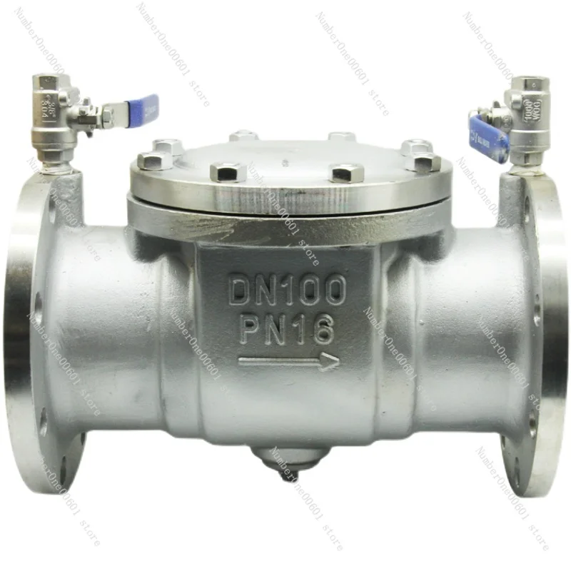 Backflow Preventer Stainless Steel DF41W-16P Low Resistance DN50/65/80125 Anti-Sewage Backflow Partition Valve