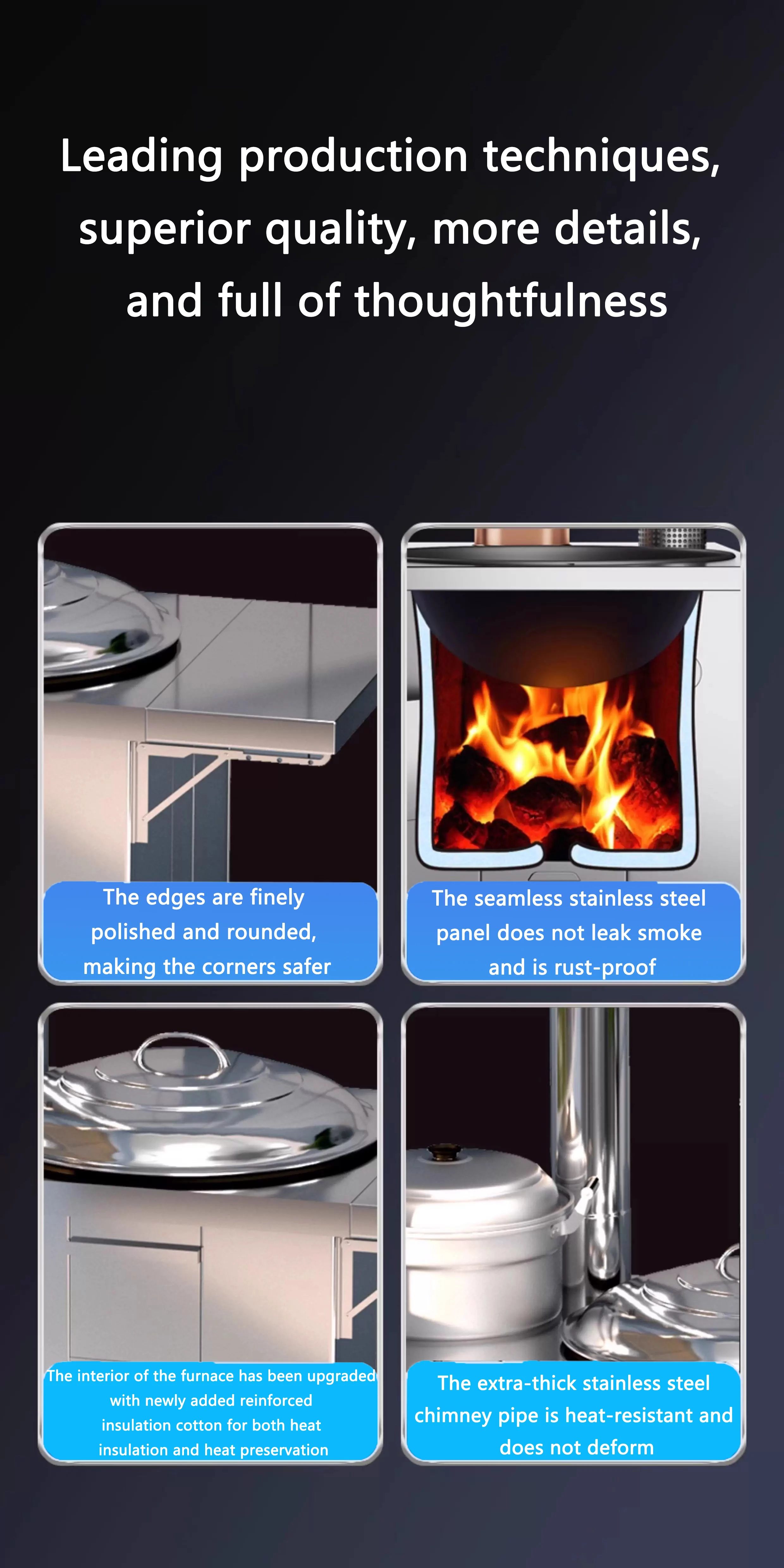 Wysokowydajna, przenośna konst – Camping Cooking Fire Stove recenzja i cena