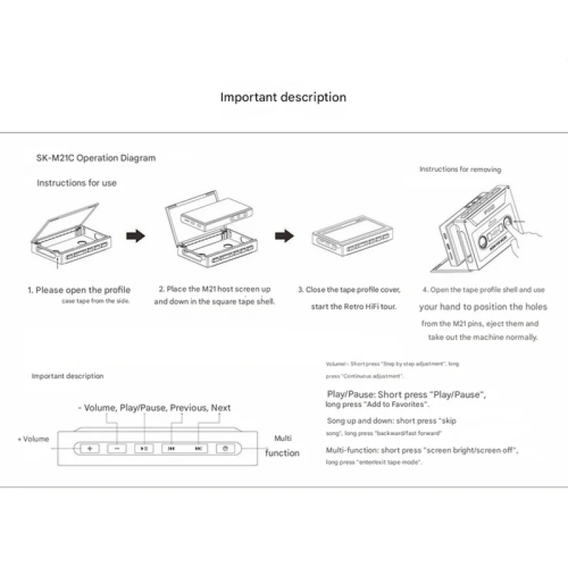 เคสป้องกันสำหรับ FiiO M21 SK-M21C สภาพ 95% ใหม่