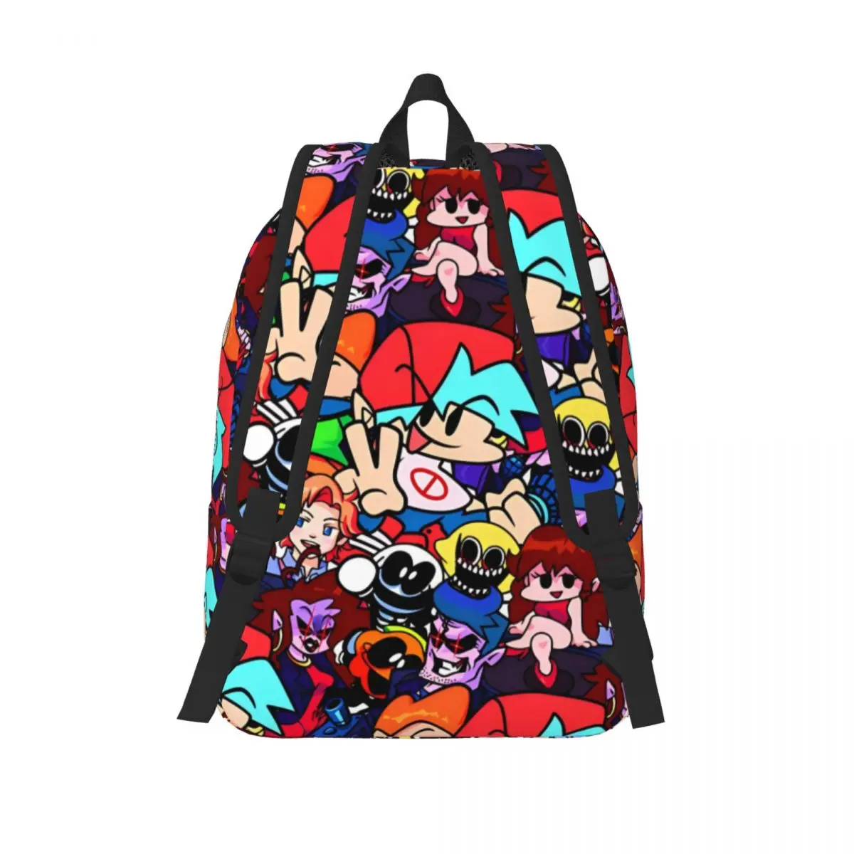 Friday Night Funkin Collage for Teens Student School Bookbag Daypack Elementary High College Durable