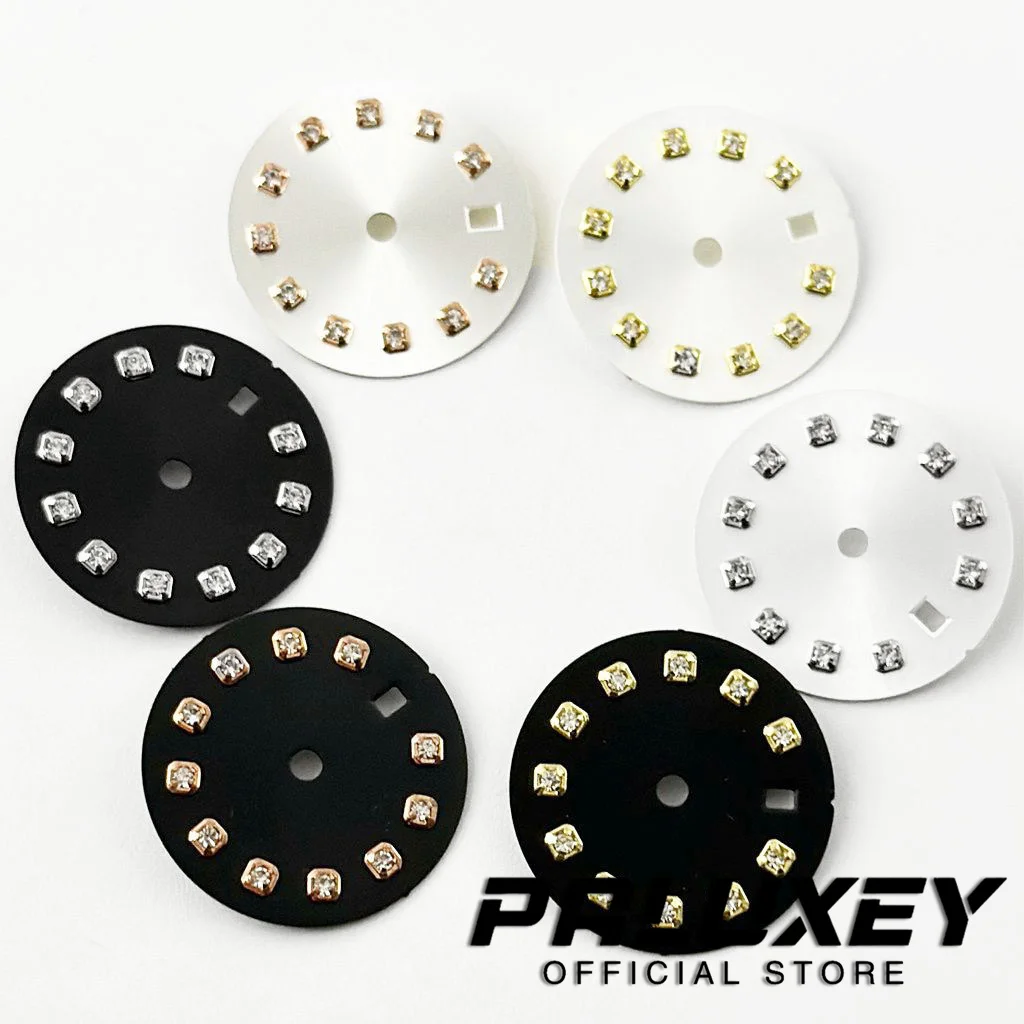 NH05 20.5 มม.สีดําสีขาวสีเขียวสีฟ้าสีน้ําตาลสีเทานาฬิกาสําหรับ NH05 NH06 นาฬิกาใบหน้าเปลี่ยนชิ้นส่วน