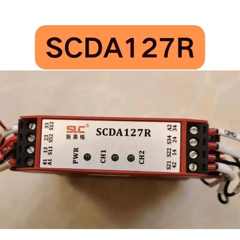 

The second-hand safety relay SCDA127R tested OK and its function is intact